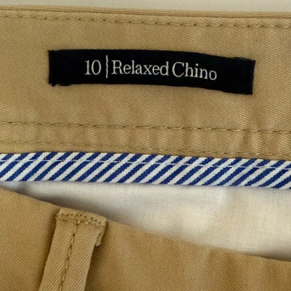 Talbots - Tan Relaxed Chino Pants - size 10 - Picture 6 of 7